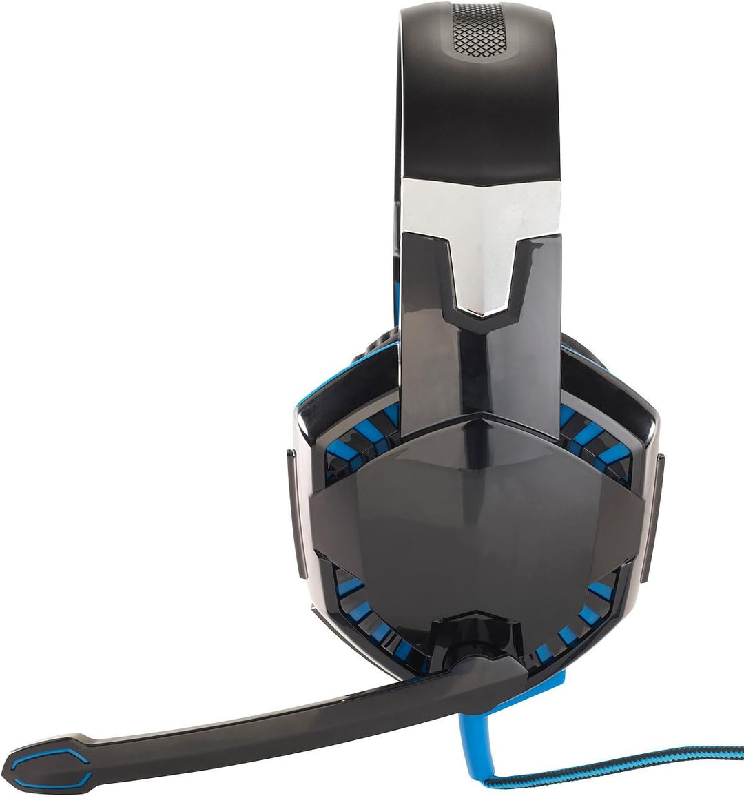 Mod-it Gaming Kopfhörer: Beleuchtetes Gaming-Headset mit Kabelfernbedienung & Mikrofon-Schalter (Gam
