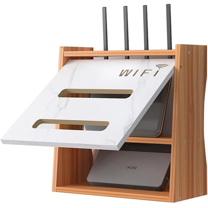 WiFi Router Aufbewahrungsbox, Schwebende Regale, Wand WLAN Router Regal, Wandbehänge TV Kabel Verste