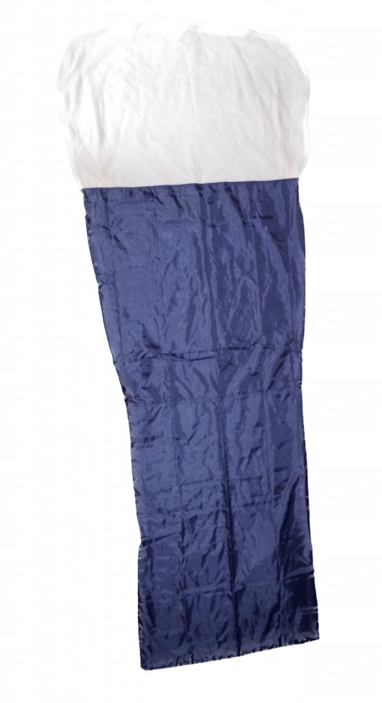 Nomaquito - Ultraleichter Tropenschlafsack mit integriertem LLI-Moskitonetz nachtblau Standard, nach
