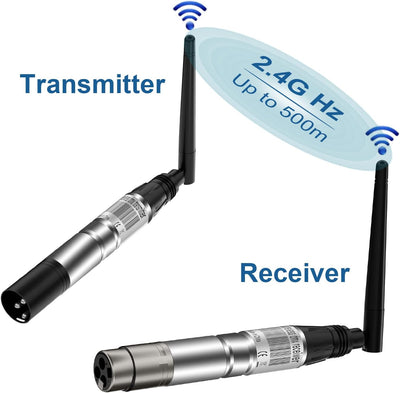 UKing Wireless DMX Controller, Wireless DMX512 Transmitter/Empfänger LED Lighting Controller Arbeit