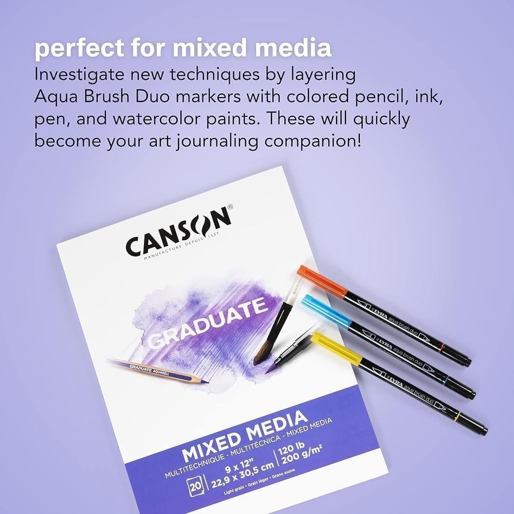 LYRA Aqua Brush Duo Set mit 24 Farben, 1 stück (24er Pack), 24 Farben