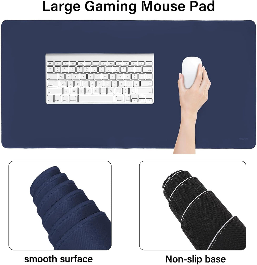 MOSISO Tastatur Mauspad Set,Grosses Mauspad&amp;Rechteckige Tastatur Handgelenkauflage mit Handgelenkauf
