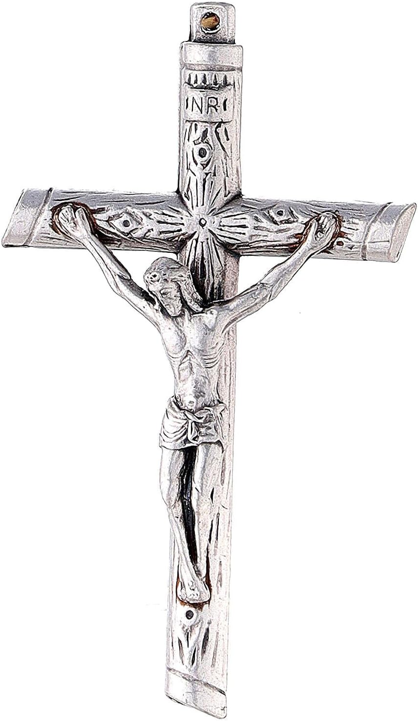 Holyart Reliquiarsetui Kalbleder mit Reliquiar IHS und Kreuz