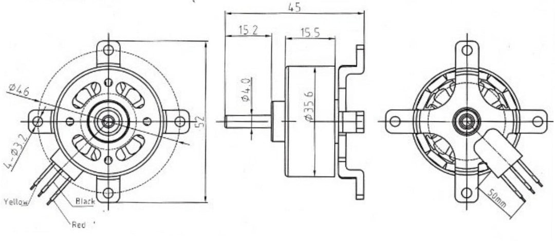 arkai Brushless-Set - 3007 Motor 1100 KV und 20A Regler bis 1400 g Abfluggewicht