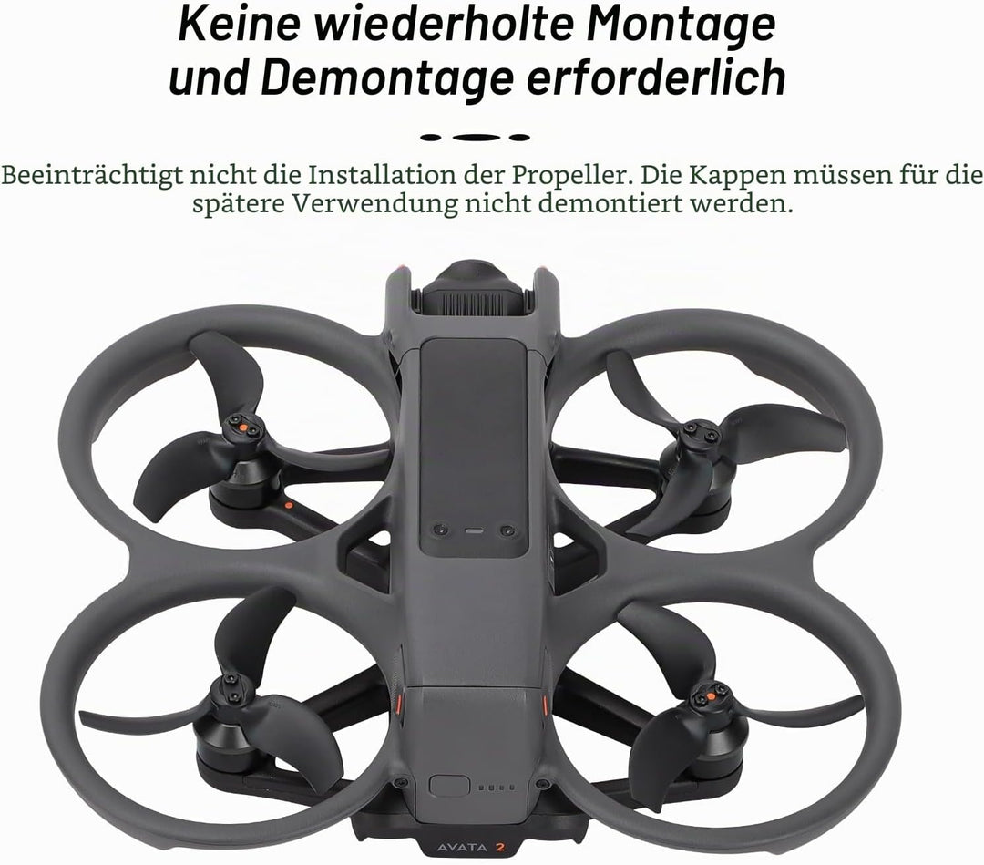 Motorabdeckung Kappe für DJI Avata 2 Aluminiumlegierung Drohnenmotor-Schutzhülle Staubdicht Wasserdi