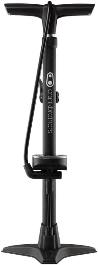 Crank Brothers CRANKBROTHERs Gem Fahrradpumpe – Hochdruck/hohes Volumen, versteckter Nadeladapter, 1