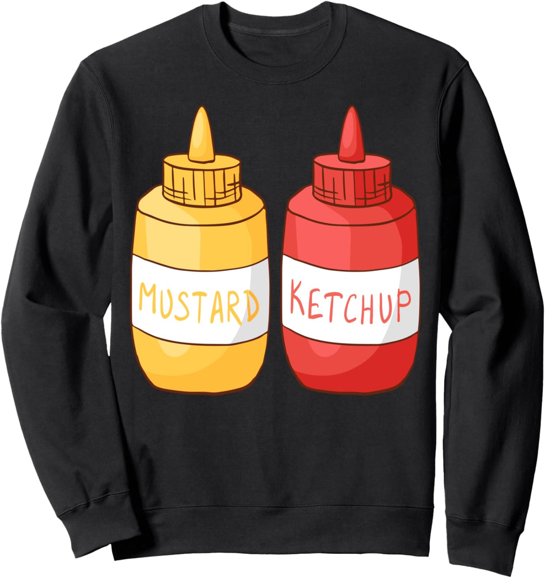 Ketchup Senf Imbiss Restaurant Gastronomie Fast Food Sweatshirt