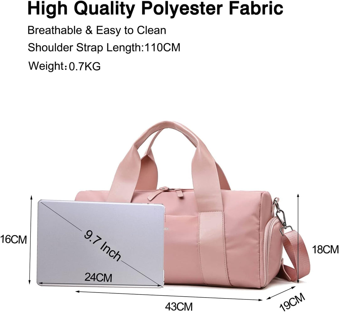 FANDARE Reisetaschen Handgepäck Sporttasche Übernachtung Sporttasche Handtasche Damen Herren Weekend