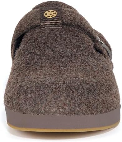 Gaatpot Filzclog Winter Hausschuhe Warme Pantoffeln für Damen Herren,Gr.36-46 37 EU Braun A, 37 EU B