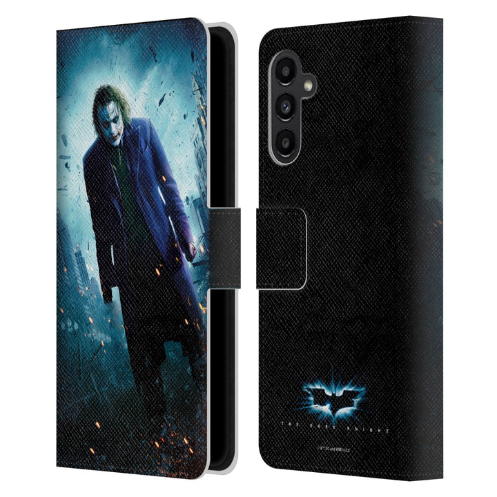 Head Case Designs Offizielle The Dark Knight Joker-Poster Wichtige Kunst Leder-Wallet-Hülle Kompatib