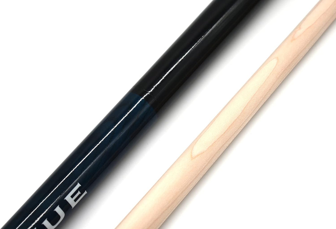 Billard Break Jump Queue - 3-teilig, Schnellverschluss, Navy Blau, 143cm