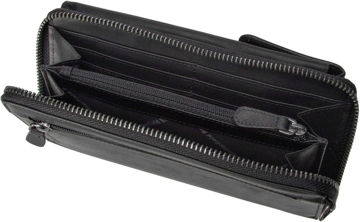 The Chesterfield Brand Malaga - Handytasche/Geldbörse 12cc 19 cm Black