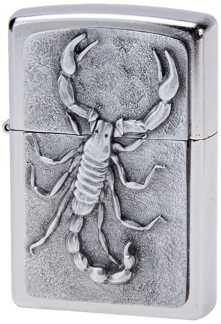 Zippo Feuerzeug 1330006 Skorpion Emblem Benzinfeuerzeug, Messing, Skorpion