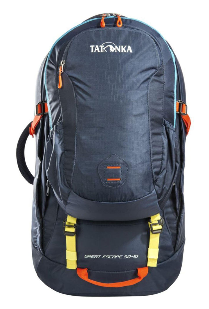 Tatonka Great Escape 50+10 - Reiserucksack mit grosser Kofferöffnung, abnehmbarem Daypack (10l) und