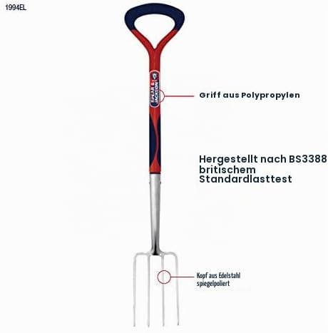 Spear & Jackson 1990EL Select Edelstahl-Grabegabel Digging Fork