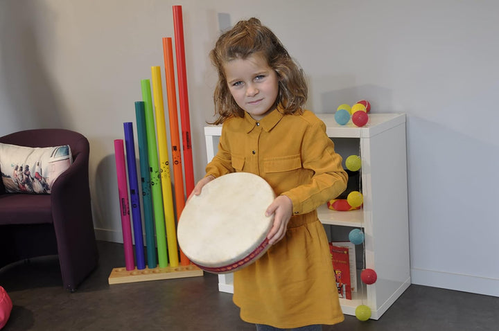 FUZEAU - 70625 - Ocean Drum - Ocean Drum - Trommel mit Naturhaut Ø 25 cm - Imitiert den Klang des Me