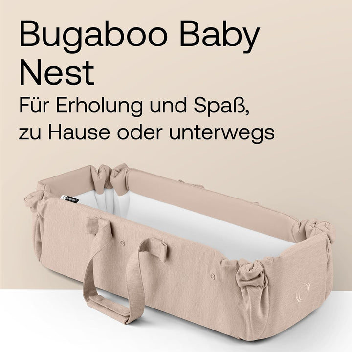 Bugaboo Babynest, tragbare Liegewanne mit Tragegurten Kinderwagen geeignet, entfalbar zu Einer Baumw