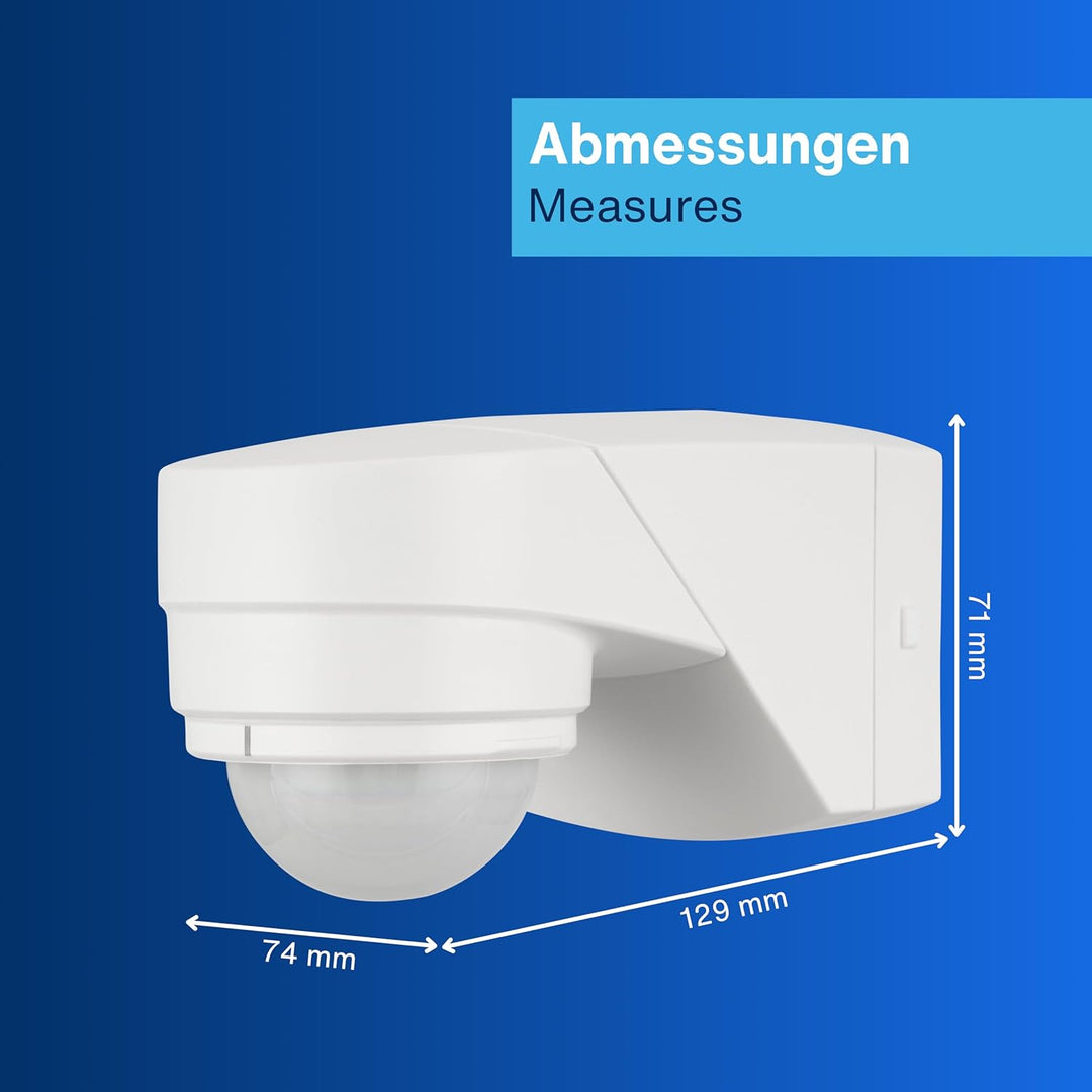 REV 0075362103 Bewegungsmelder, McSensor 360°/12m, Dämmerungsr. 15Min. 2300W, 600VA, weiss Weiss 230