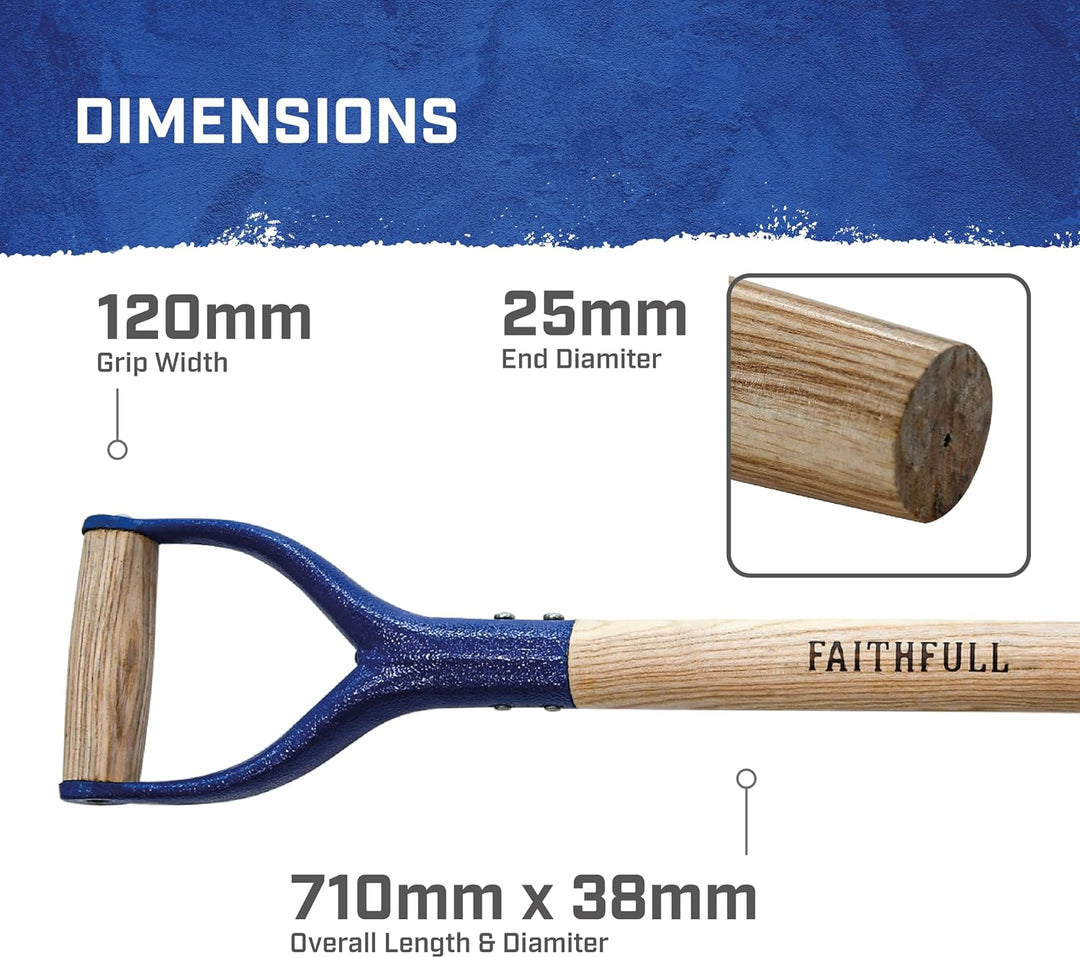 Faithfull - Ash YD Griff Straight Taper 71cm (28in) - FAIAYDST 1 Originalverpackung, 1 Originalverpa