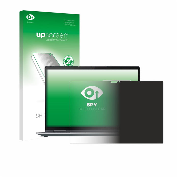upscreen Anti-Spy Blickschutzfolie für Lenovo ThinkPad X1 Yoga Gen 7 Made in Germany, Privacy Displa