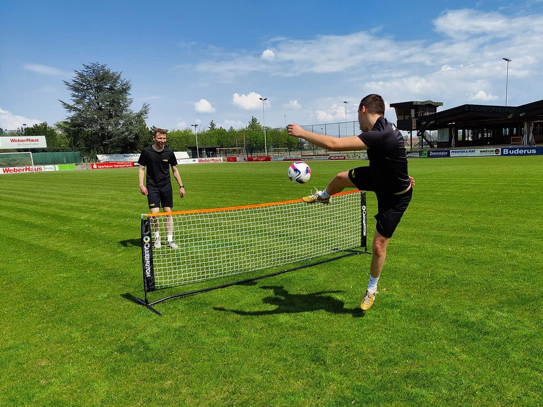 Tennisnetz in 3 m oder 6 m - Fussballtennis - Mobil - Inkl. Tragetasche - extrem Leichter Aufbau - W