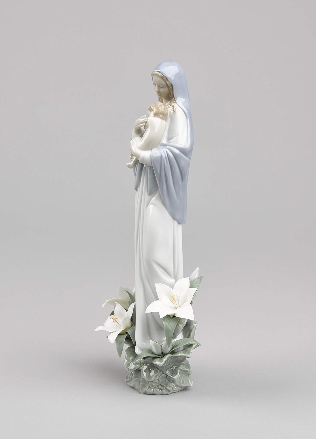 LLADRÓ Figur Madonna Der Blumen. Jungfrau Maria. Porzellan.