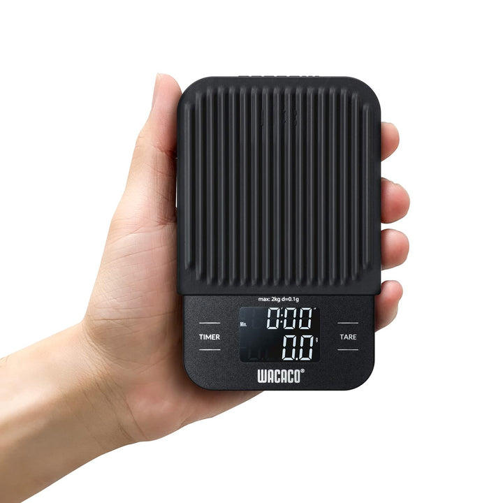 WACACO Exagram Kaffeewaage mit Timer, 0,1g/2kg hohe Präzision, digitale Espresso Waage, Touch Button