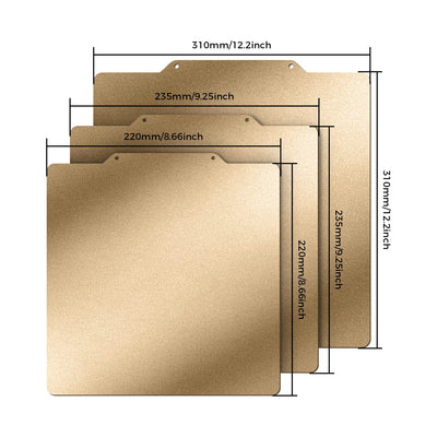 Twotrees PEI-Blatt Verbesserte 3D-Druckerplattform Keine Kantenkräuselungshöhe Ebenheit einfach zu v