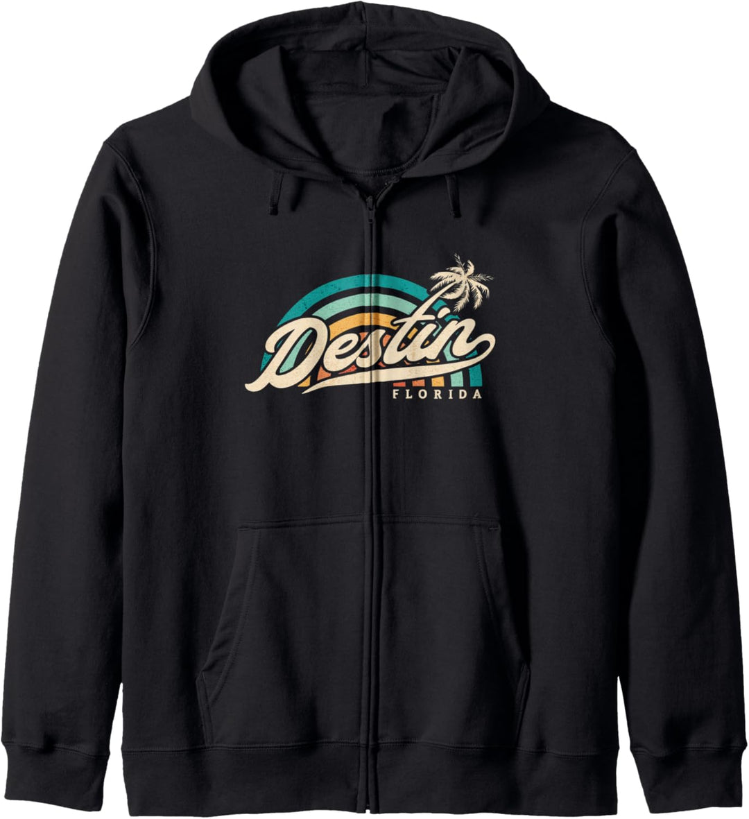 State of Florida Destin sunset casual beach graphic Kapuzenjacke