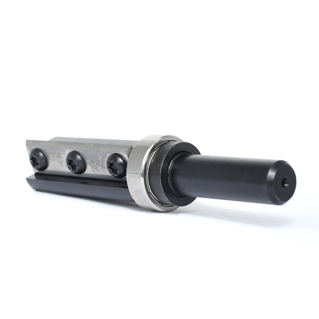 Sinoprotools Wendeplatten Bündigfräser,12mm Schaft Bündiger Fräser Schnittlänge 50mm,mit 4-seitigen