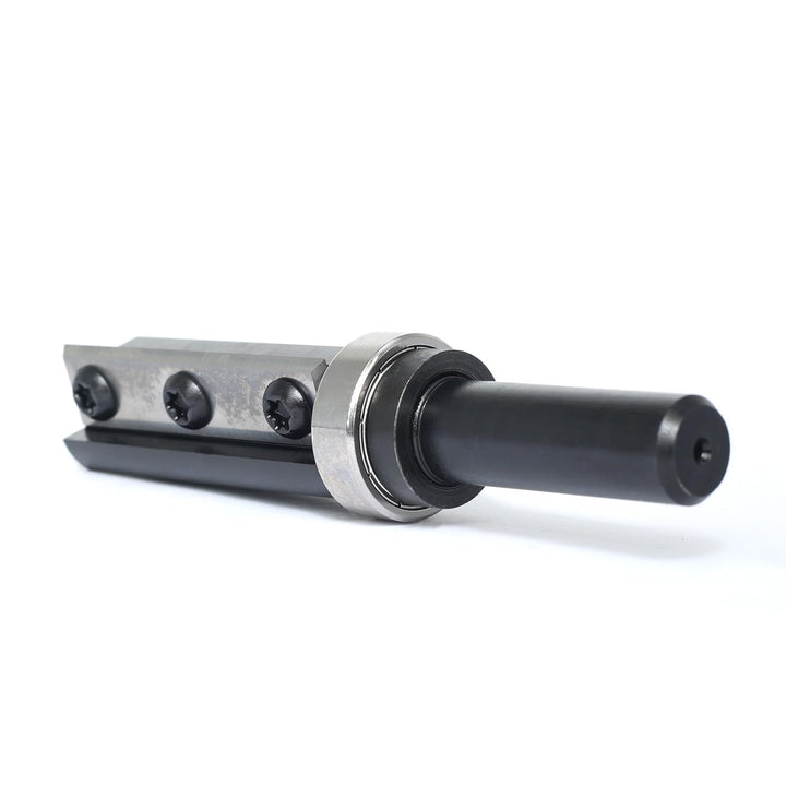 Sinoprotools Wendeplatten Bündigfräser,12mm Schaft Bündiger Fräser Schnittlänge 50mm,mit 4-seitigen