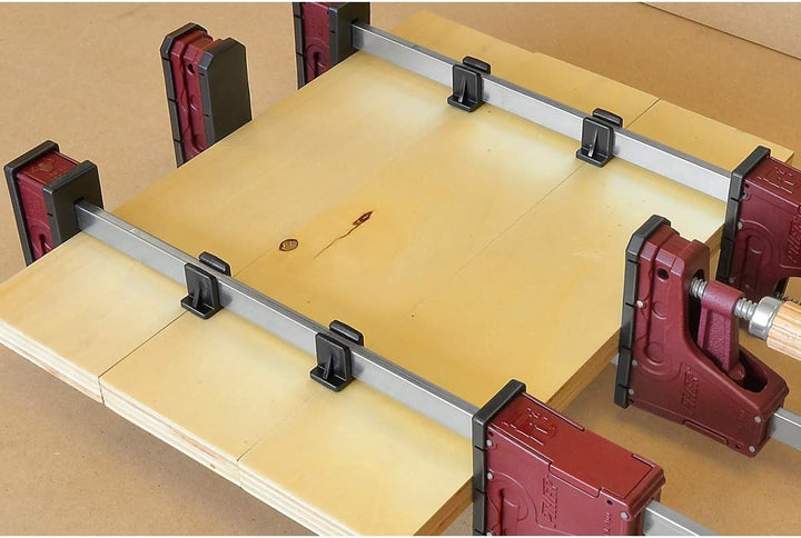 Piher Parallelzwinge Modell PRL 80cm Arbeitslänge, 4 Stück im Set 80cm, 4 Stück Schwarz, 80cm, 4 Stü