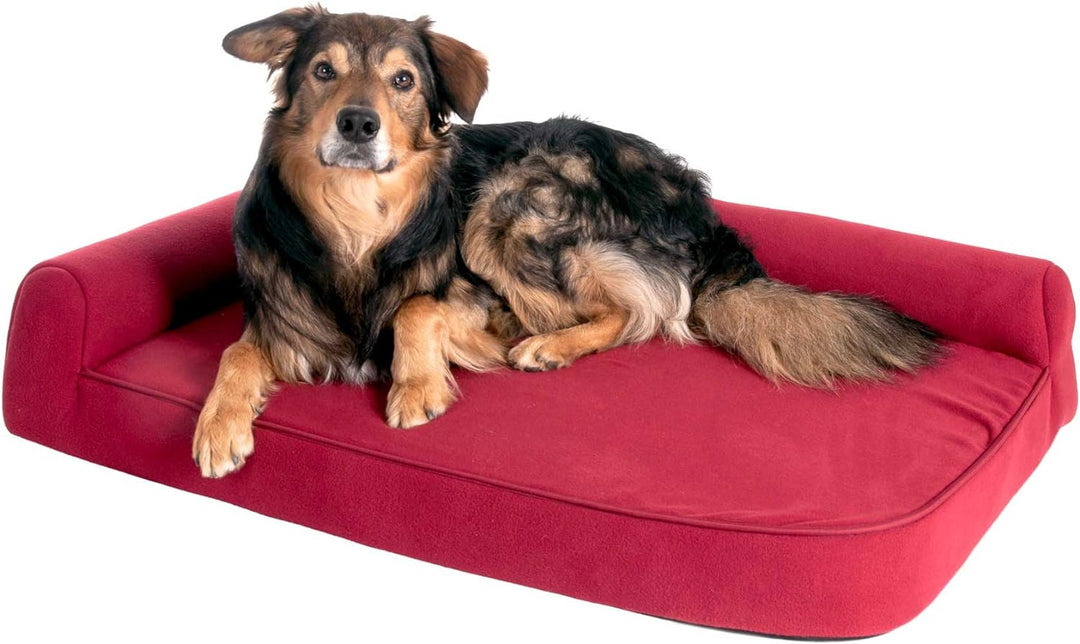 Karlie Kissen Ortho Visco L: 80 cm B: 60 cm H: 21 cm rot