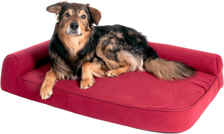 Karlie Kissen Ortho Visco L: 80 cm B: 60 cm H: 21 cm rot