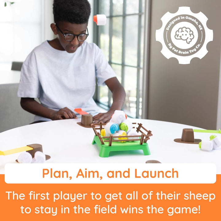 Fat Brain Toys Heap-O-Sheep - Ein Spiel der katapultierenden Schafe, von 6 bis Erwachsene, 2 bis 4 S