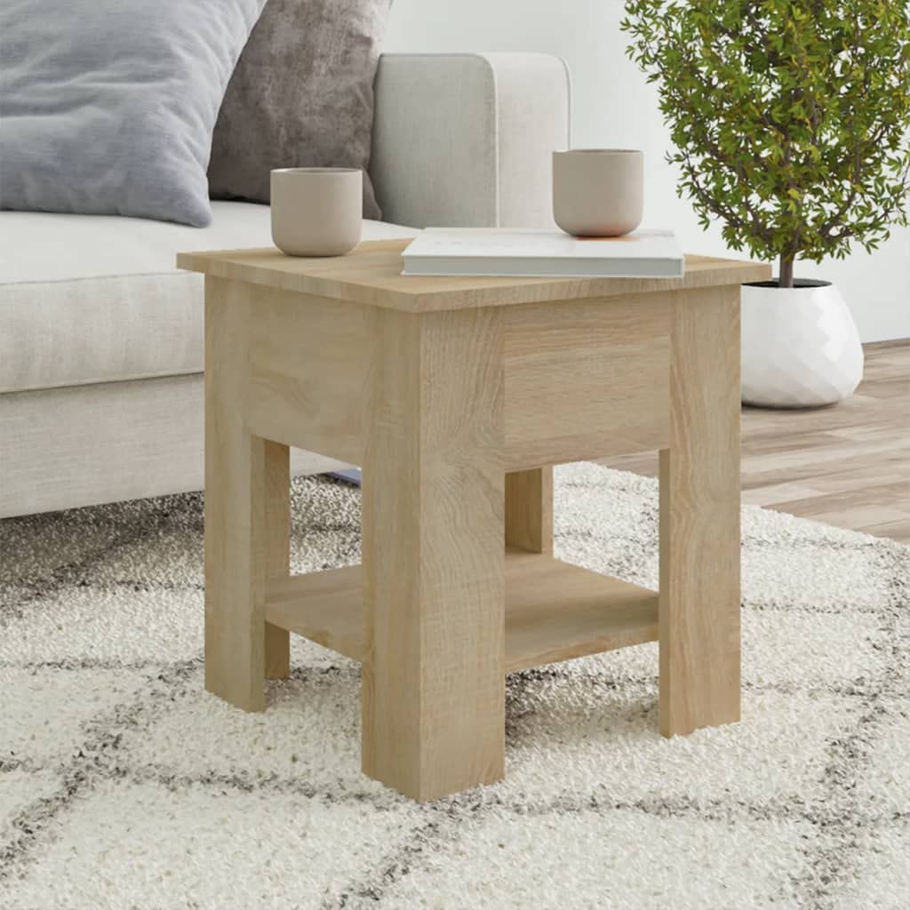 40x40x42 cm Kleiner Beistelltisch Holz Couchtisch Wohnzimmertisch Modern Stilvollen Design Kleiner T