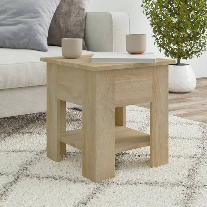 40x40x42 cm Kleiner Beistelltisch Holz Couchtisch Wohnzimmertisch Modern Stilvollen Design Kleiner T