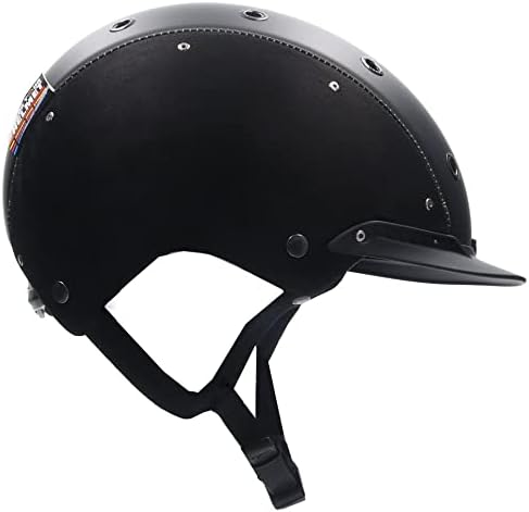Reithelm Champ-3 Nubuk schwarz Schwarz L (58-62cm), Schwarz L (58-62cm)
