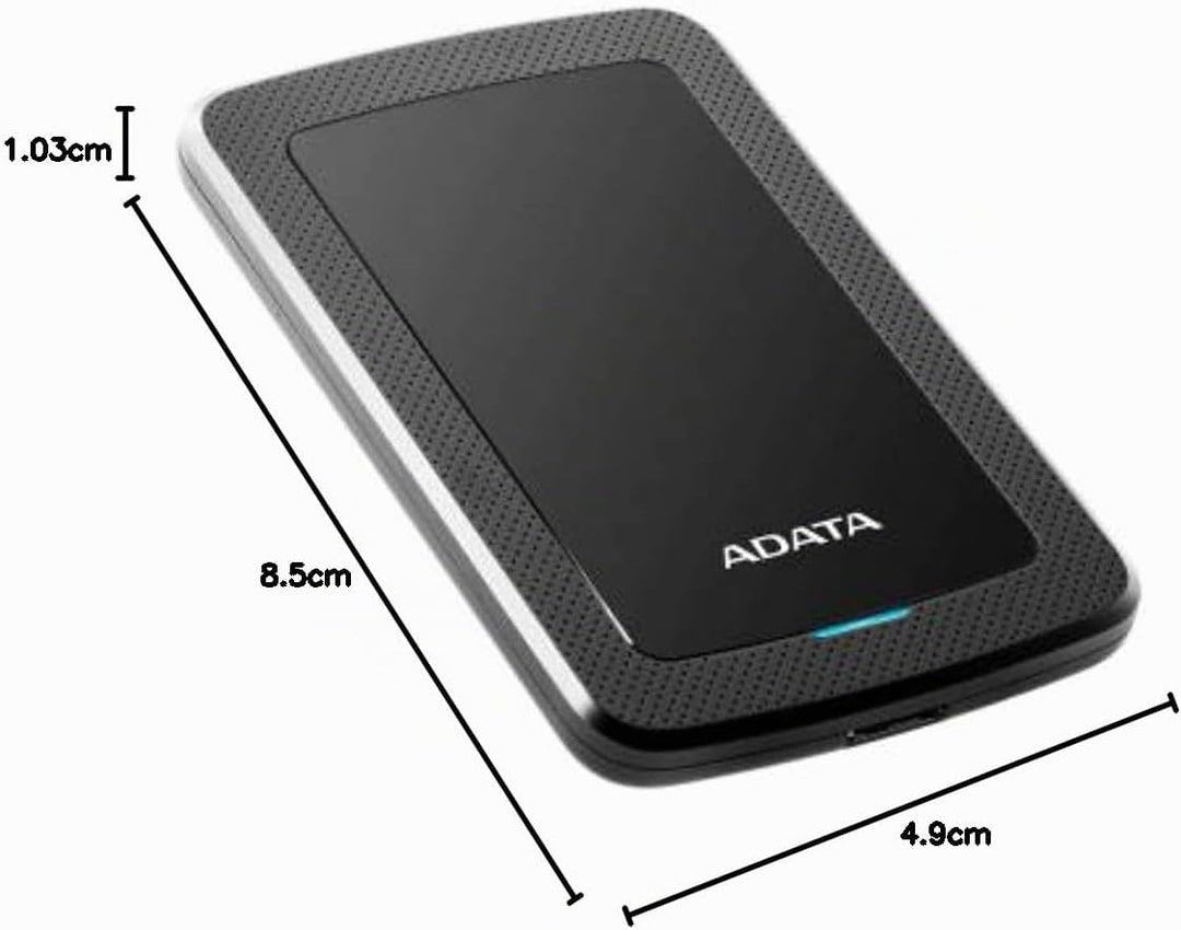 ADATA HDD Ext HV300 2TB Black external hard drive 2000 GB 2TB schwarz, 2TB schwarz