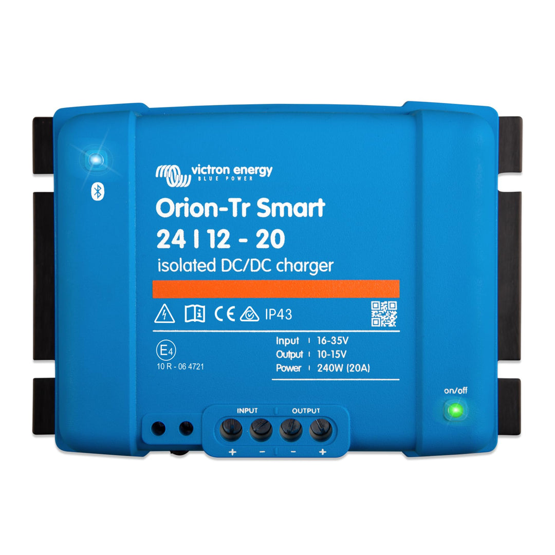 Victron Energy Orion-Tr Smart 24/12-Volt 20 Amp 240-Watt DC-DC Ladebooster, Isoliert (Bluetooth) 24/