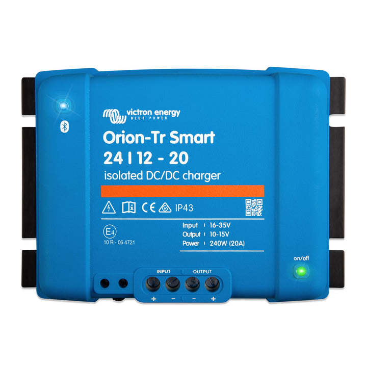 Victron Energy Orion-Tr Smart 24/12-Volt 20 Amp 240-Watt DC-DC Ladebooster, Isoliert (Bluetooth) 24/