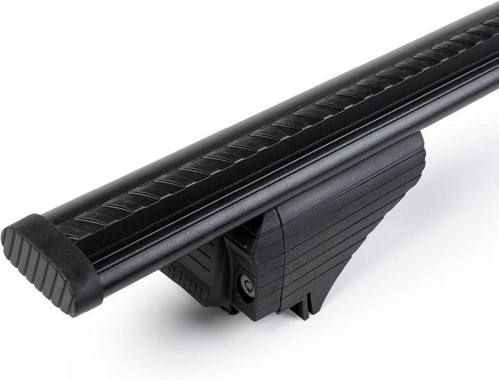 Dachträger passend für Renault Koleos ab 2008-2016 offene Dachreling 125 cm Schwarz, Querträger, Dac