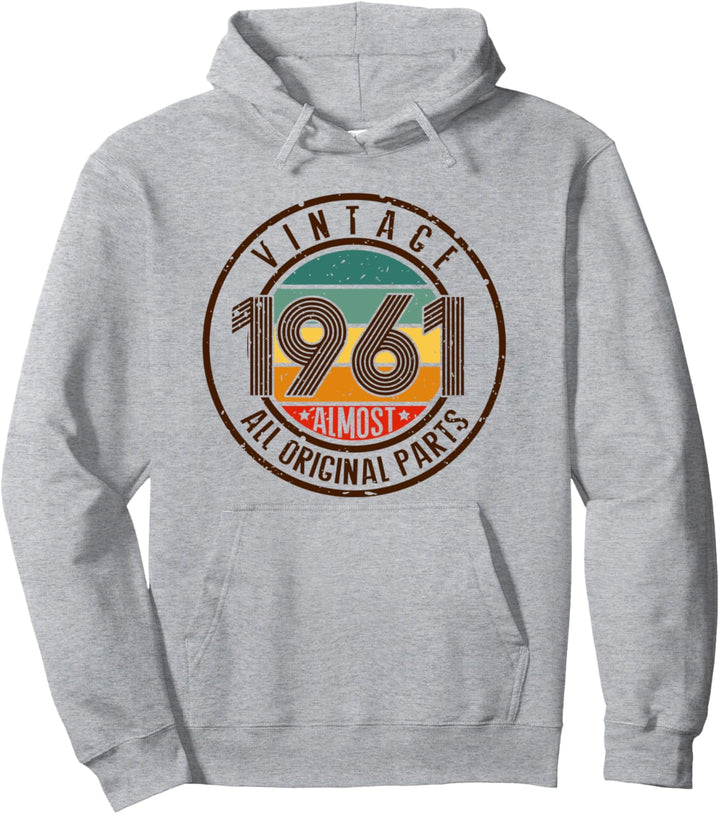 Vintage 1961 Alle Originalteile Shirt 60. Geburtstag 1961 Pullover Hoodie