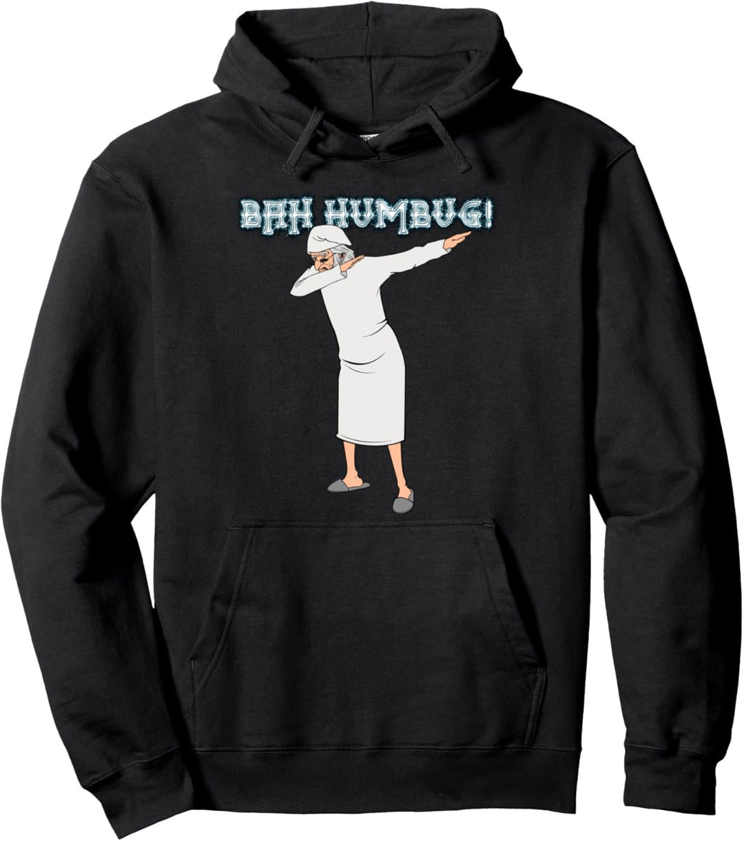 Spass Weihnachten Carol Dabbing Scrooge Nachthemd Bah Humbug Pullover Hoodie