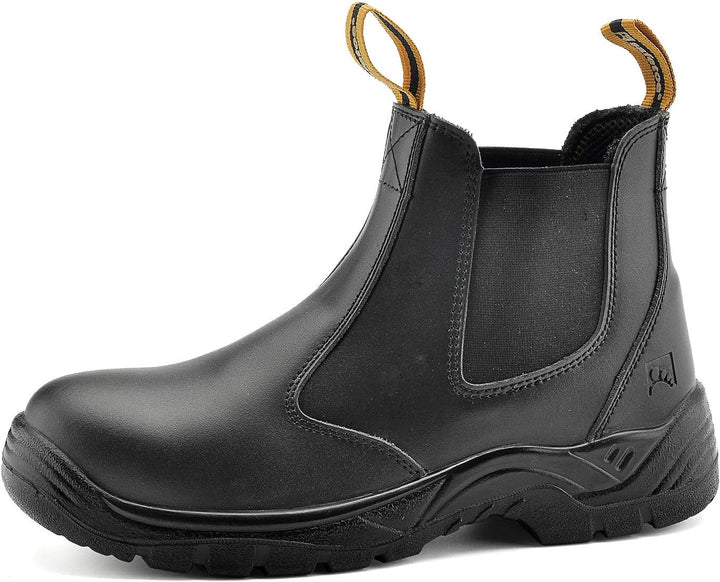 SAFETOE Sicherheitsstiefel Arbeitsschuhe mit Stahlkappe M8025 (S3 klassischer Artikel) von Anti-Punk
