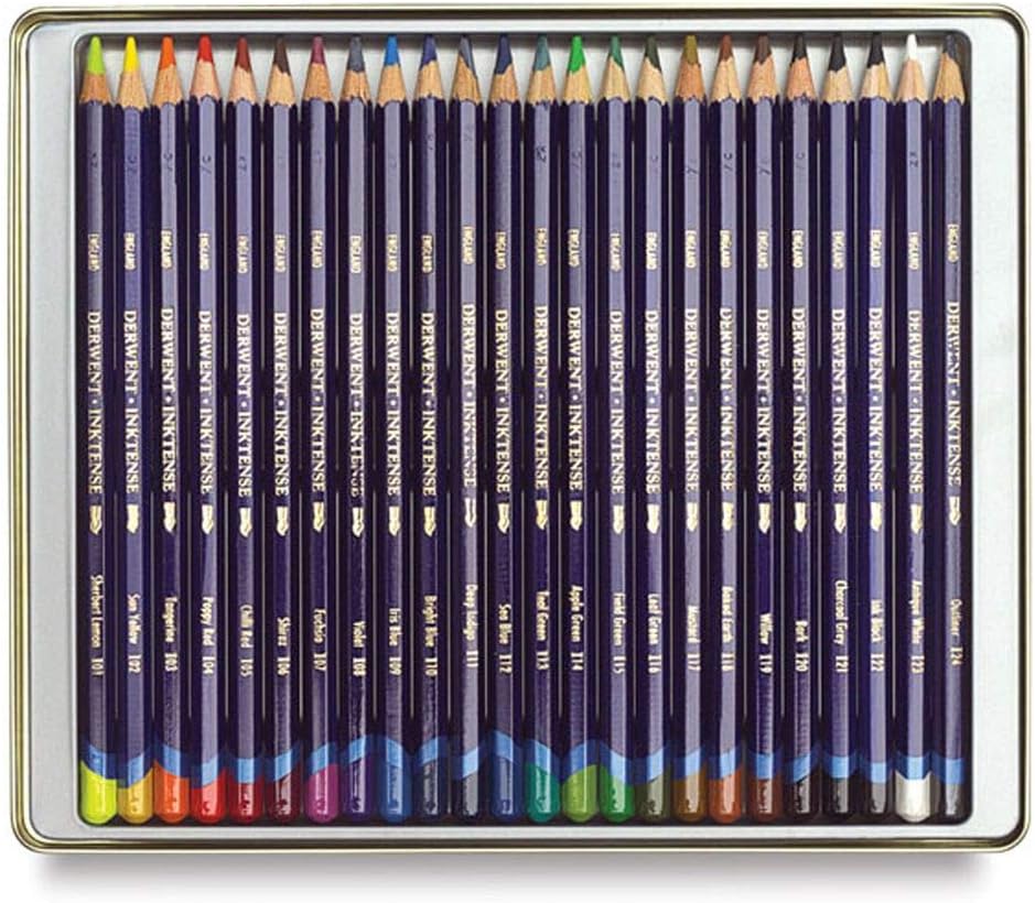 Art Alternatives Derwent Inktense Bleistifte, 24 Stück