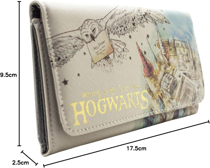 Harry Potter Waiting On My Letter Hogwarts Weiss Portemonnaie Geldbörse