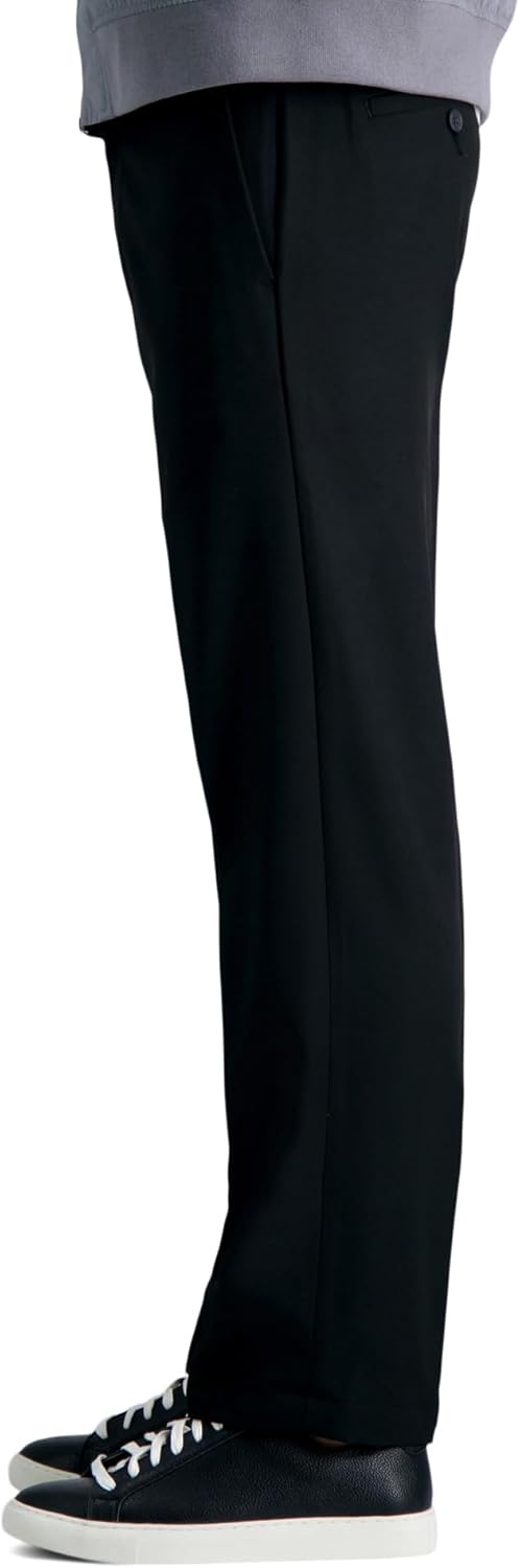 Haggar Herren Lässige Hose 40W / 32L Schwarz, 40W / 32L Schwarz