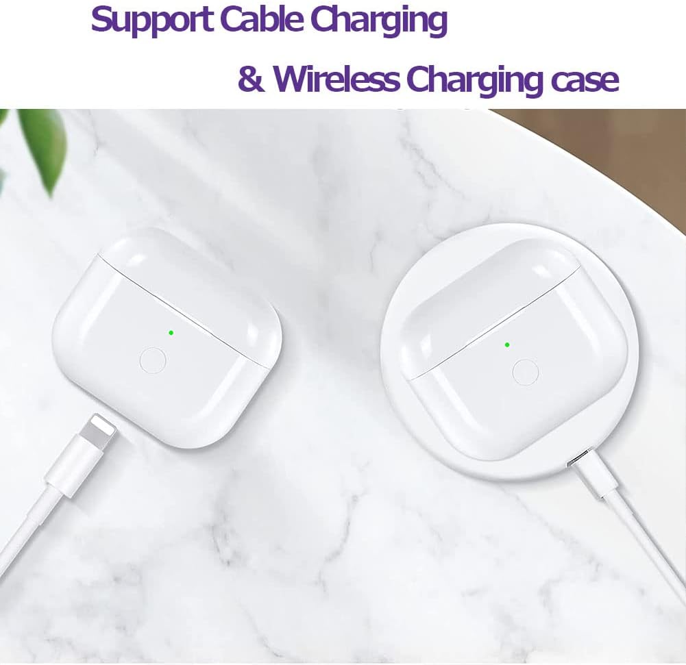 Kabelloses Ladecase für AirPods 3, Kabelloses Ladecase Integrierter Akku 7-mal volle Ladung für AirP