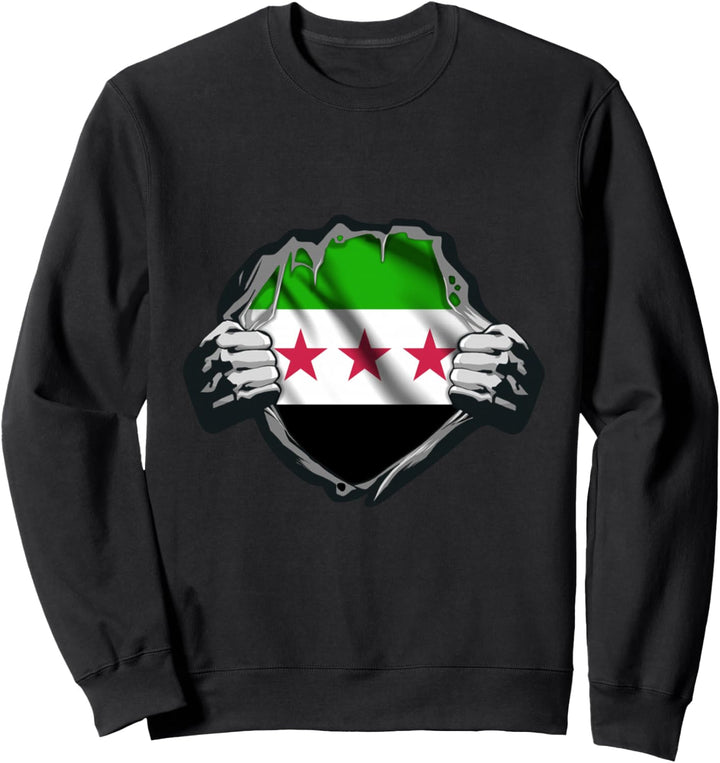 Syria Flag ,Free Syria,Syrien Flagge. Sweatshirt